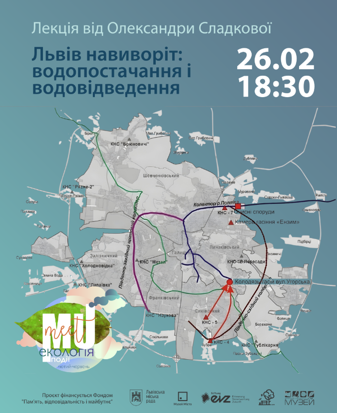 Лекція "Львів навиворіт: водопостачання і водовідведення" - фото Лекція "Львів навиворіт: водопостачання і водовідведення" - фото