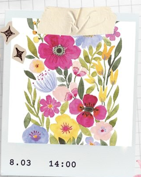 Майстер-клас "Акварельні квіти" - фото Майстер-клас "Акварельні квіти" - фото