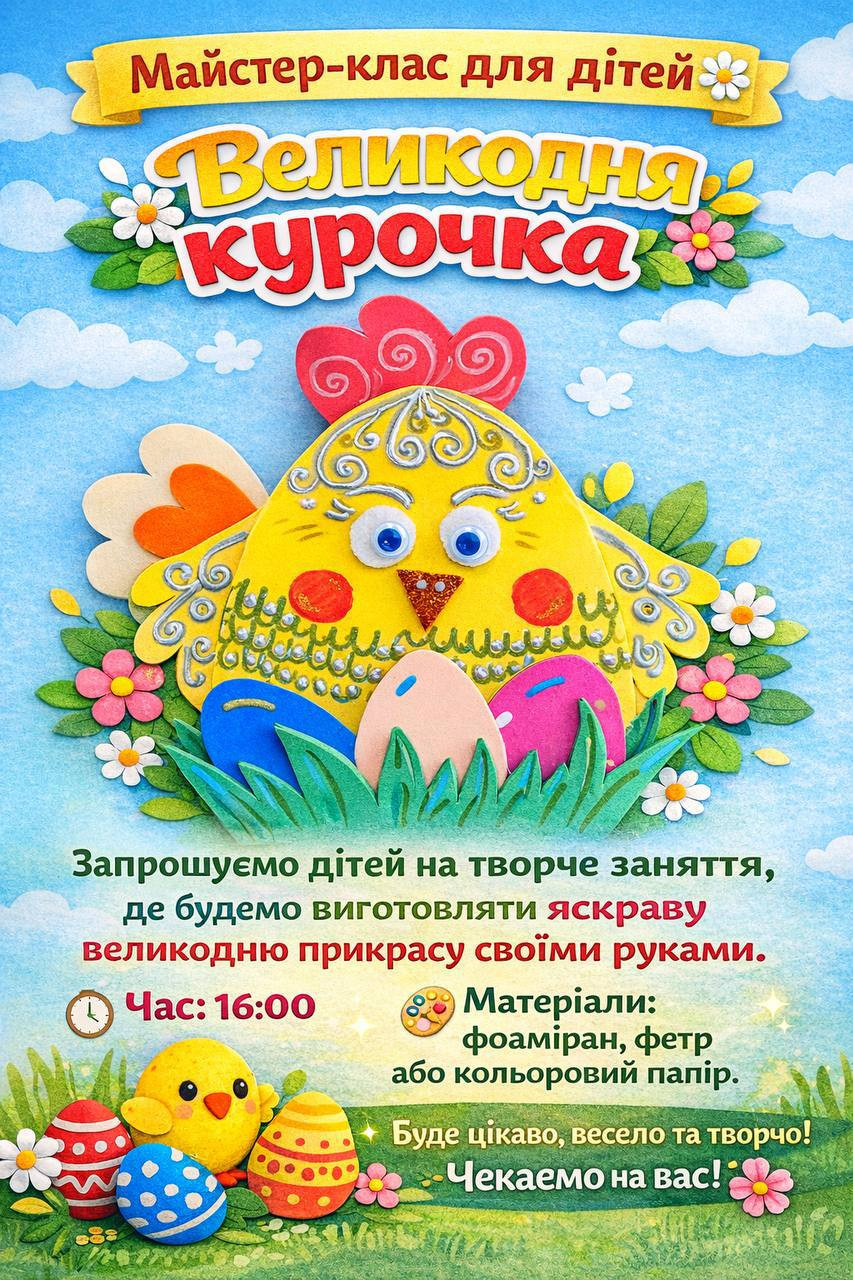 Майстер-клас для дітей "Великодня курочка" - фото Майстер-клас для дітей "Великодня курочка" - фото