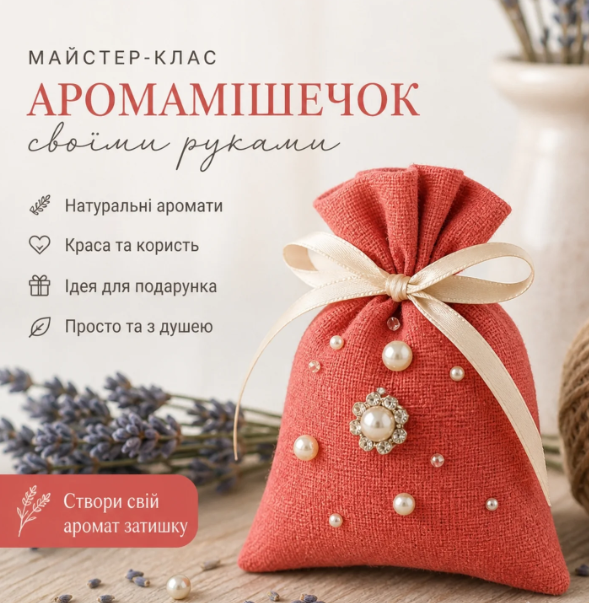Майстер-клас "Аромамішечок своїми руками" - фото Майстер-клас "Аромамішечок своїми руками" - фото