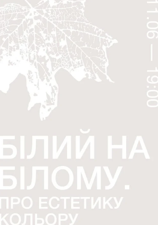 Розмова про мистецтво "Білий на білому. Про естетику кольору" - фото Розмова про мистецтво "Білий на білому. Про естетику кольору" - фото