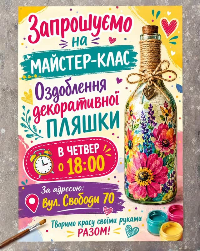 Майстер-клас з оздоблення декоративної пляшки - фото Майстер-клас з оздоблення декоративної пляшки - фото