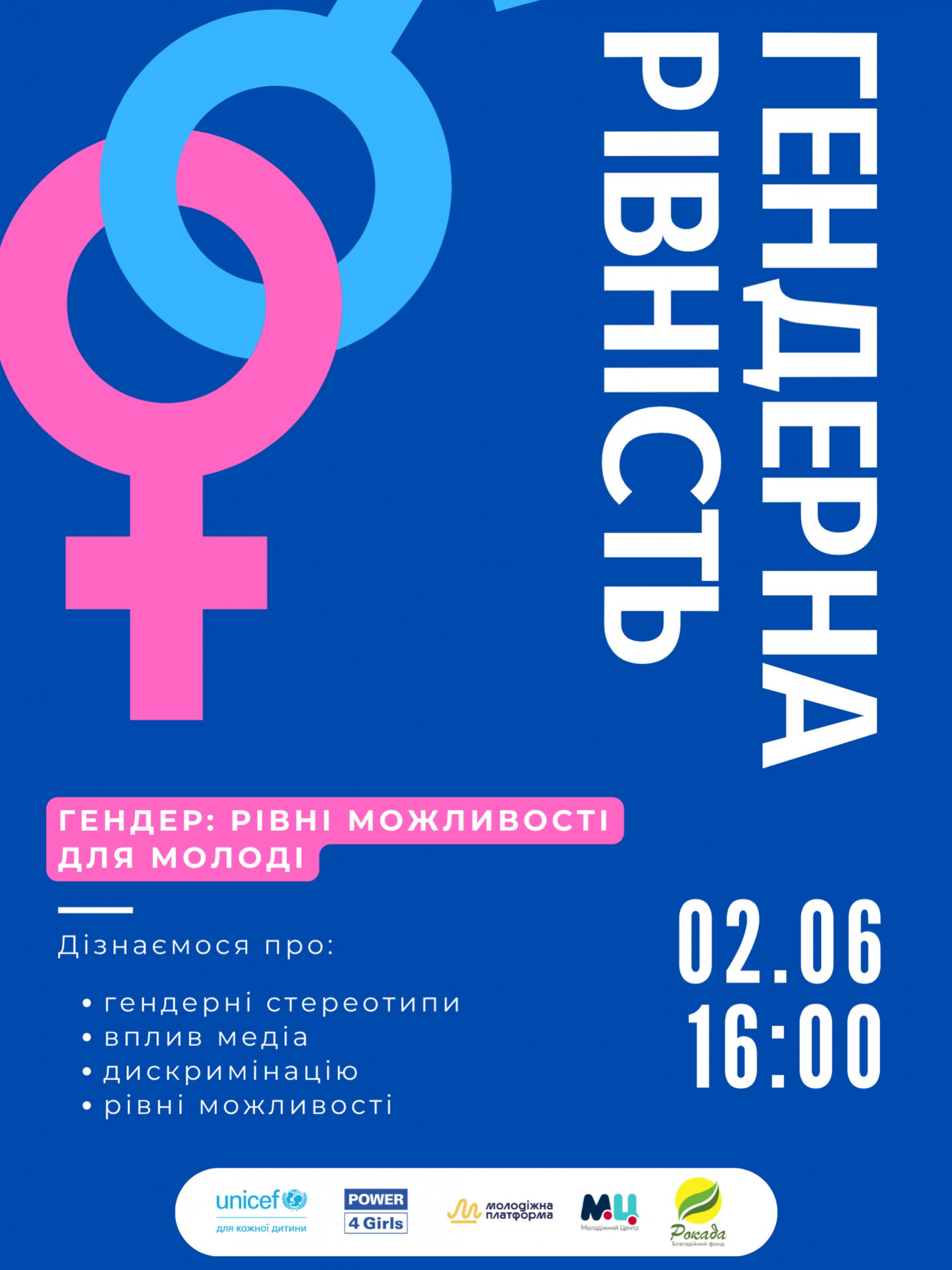Тренінг "Гендер: рівні можливості для молоді" - фото Тренінг "Гендер: рівні можливості для молоді" - фото