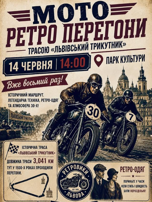 Мото Ретро перегони - фото Мото Ретро перегони - фото