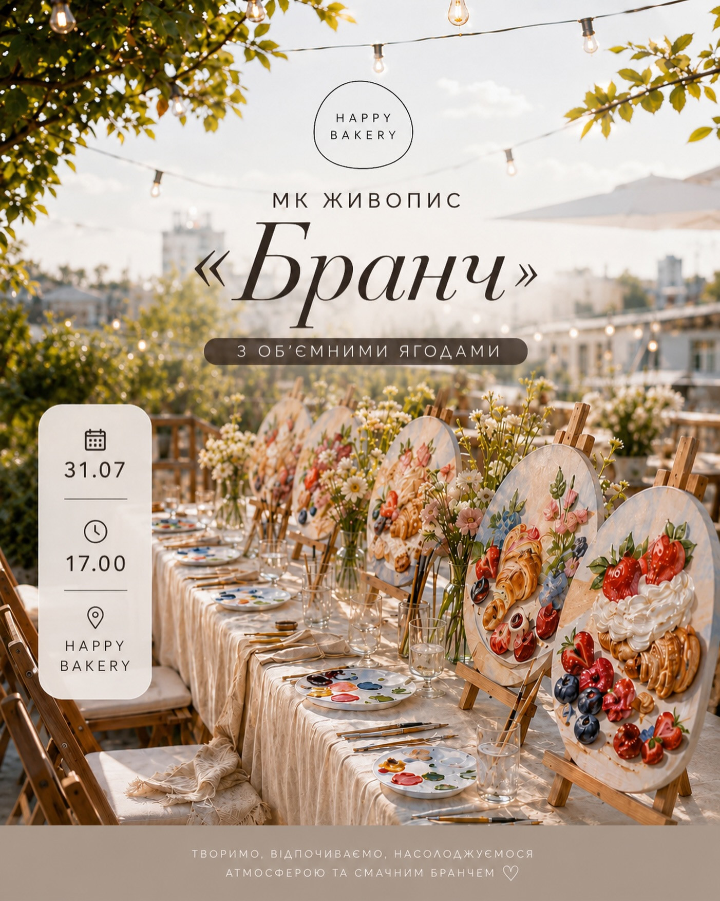Майстер-клас з живопис "Бранч"