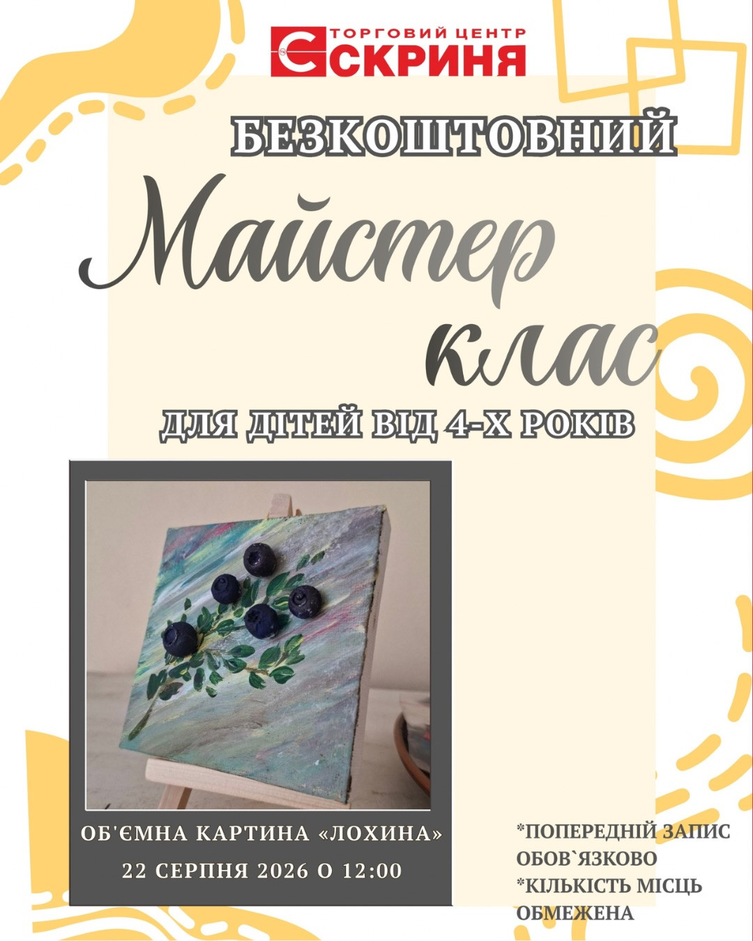Майстер-клас "Об'ємна картина лохина"