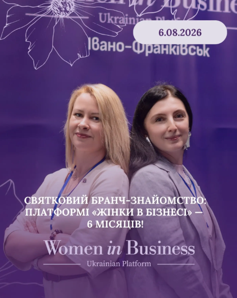 Святковий бранч-знайомство: платформі "Жінки в бізнесі" - 6 місяців