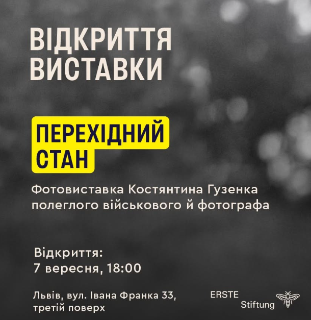 Виставка "Перехідний стан" Костянтина Гузенка