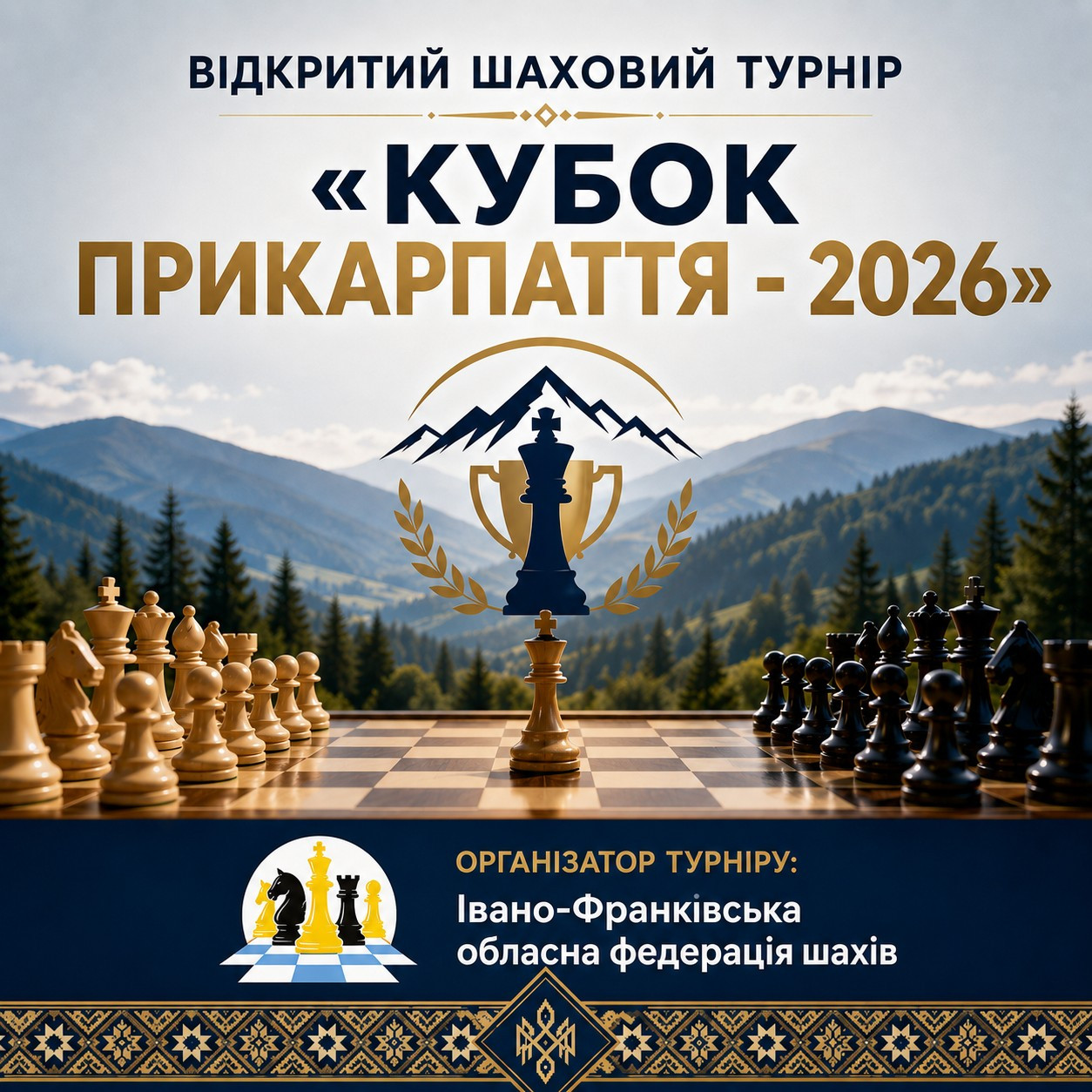 Відкритий шаховий турнір "Кубок Прикарпаття - 2026"