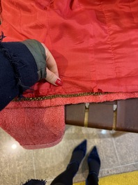 A Chanel classic two-pocket pink tweed jacket, 1983