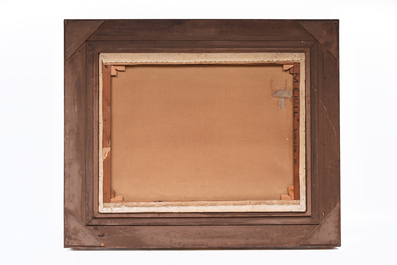 Engelse school, navolger van David Wilkie (1785-1841): 'The blind fiddler', olie op doek, 19de/20ste eeuw