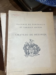 Vaste collection de catalogues de ventes aux ench&egrave;res, e.a. Frederik Muller, Georges Petit, Fernand Fievez, Georges Giroux, ..., 19&egrave;me/20&egrave;me si&egrave;cle