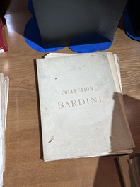 Vaste collection de catalogues de ventes aux ench&egrave;res, e.a. Frederik Muller, Georges Petit, Fernand Fievez, Georges Giroux, ..., 19&egrave;me/20&egrave;me si&egrave;cle