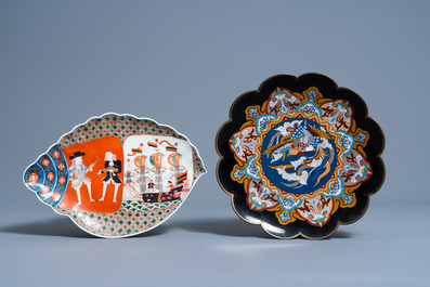 Collection vari&eacute;e en &eacute;maux cloisonn&eacute;s, &eacute;maux de Canton et porcelaine de Chine et Japon, 19&egrave;me/20&egrave;me si&egrave;cle