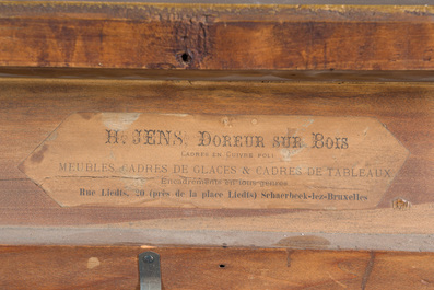 Lucien G&eacute;rard (1852-1935): Le marchand ambulant, huile sur toile