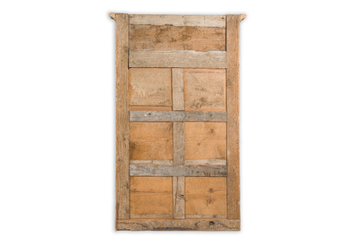 Miroir trumeau Louis XVI en bois patin&eacute; et dor&eacute;, France, seconde moiti&eacute; du 18&egrave;me si&egrave;cle