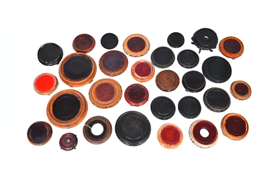 Collection vari&eacute;e de socles en bois sculpt&eacute;, Chine, 19&egrave;me/20&egrave;me si&egrave;cle