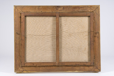 Fran&ccedil;ois Pierre Barry (1813-1905, attribu&eacute; &agrave;): Le naufrage, huile sur toile, 19&egrave;me si&egrave;cle