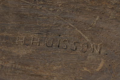 Trois sculptures en bois, dont un buste et une t&ecirc;te d'homme oriental, 17&egrave;me/19&egrave;me si&egrave;cle