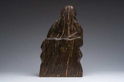 Piet&agrave; en bois sculpt&eacute; dans le style du 15&egrave;me si&egrave;cle, 19&egrave;me si&egrave;cle