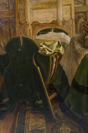 Willem Geets (1838-1919): 'Johanna van der Gheynst en haar dochtertje', huile sur panneau, modello, [1885]