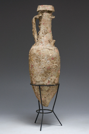 A large Roman terracotta oil amphora of the 'Dressel 1' type, 1st-3rd C.