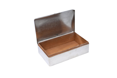 Bo&icirc;te couverte en argent, poin&ccedil;on de ma&icirc;tre A. Presburg, Amsterdam, Hollande, deuxi&egrave;me quart du 20&egrave;me si&egrave;cle