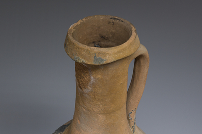 A large Roman terracotta oil amphora of the 'Dressel 1' type, 1st-3rd C.