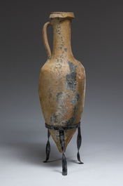 A large Roman terracotta oil amphora of the 'Dressel 1' type, 1st-3rd C.