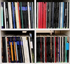 An interesting and extensive collection of auction catalogues on mainly European decorative art, 20th C.