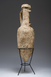A large Roman terracotta oil amphora of the 'Dressel 1' type, 1st-3rd C.