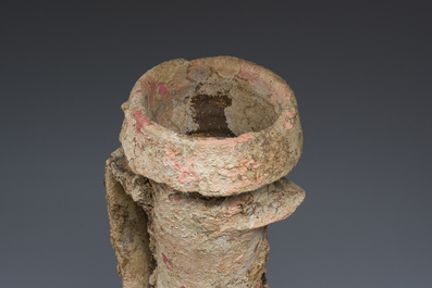 A large Roman terracotta oil amphora of the 'Dressel 1' type, 1st-3rd C.