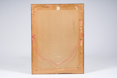 Jules De Bruycker (1870-1945): 'La Cath&eacute;drale d'Amiens France', eau-forte, dat&eacute; 1932