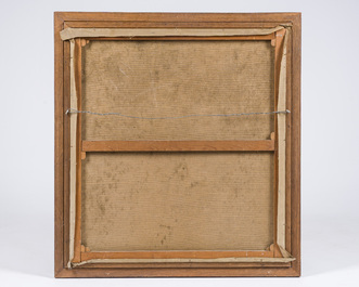 Paul Dillens (1874-1965): Paysage de montagne enneig&eacute;, huile sur toile