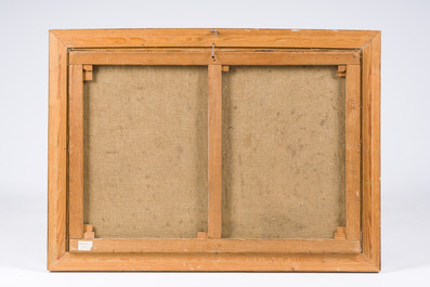 Henri Deglume (1865-1940): All&eacute;e dans un paysage ensoleill&eacute;, huile sur toile