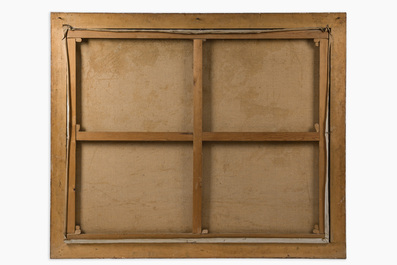 &Eacute;cole belge: 'H&ocirc;tel du Kursaal' &agrave; La Panne, huile sur toile, 19&egrave;me/20&egrave;me si&egrave;cle