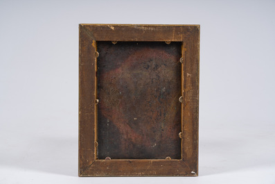 &Eacute;cole d'Europe du Sud: Saint Pierre, huile sur cuivre, 18&egrave;me si&egrave;cle