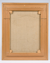 &Eacute;cole flamande: L'adoration des bergers, huile sur toile, 17&egrave;me si&egrave;cle