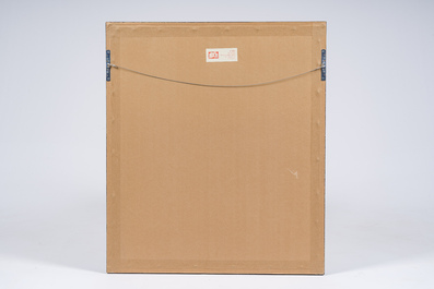 Roger Raveel (1921-2013): 'Hand en sigaret met lijst', eau-forte, &eacute;d. h.c., [1973]