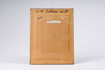 Ernest Van den Driessche (1894-1985): Saint Nicolas, feutre sur papier