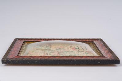 Ernest Van den Driessche (1894-1985): Saint Nicolas, feutre sur papier