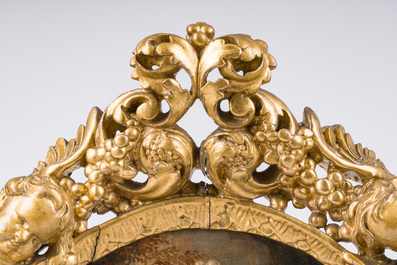 &Eacute;cole italienne, suiveur de Francesco Vanni (1563-1610): La vision de saint Fran&ccedil;ois d'Assise, huile sur toile, 18&egrave;me si&egrave;cle