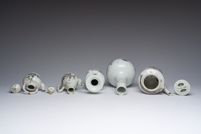 Collection vari&eacute;e en porcelaine de Chine famille rose, qianjiang cai et de style Imari, 18&egrave;me si&egrave;cle et post&eacute;rieur