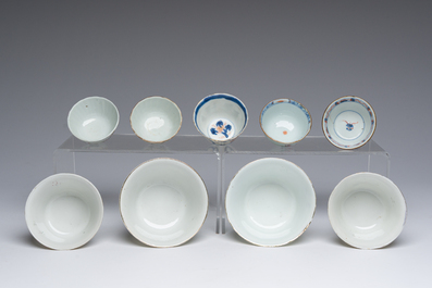 Collection vari&eacute;e en porcelaine de Chine famille rose, qianjiang cai et de style Imari, 18&egrave;me si&egrave;cle et post&eacute;rieur