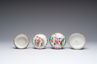 Collection vari&eacute;e en porcelaine de Chine famille rose, qianjiang cai et de style Imari, 18&egrave;me si&egrave;cle et post&eacute;rieur