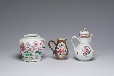Collection vari&eacute;e en porcelaine de Chine, Kangxi et post&eacute;rieur