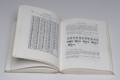 'Les poin&ccedil;ons de garantie internationaux pour l'argent', Tardy, 13&egrave;me &eacute;dition, Paris, 1980