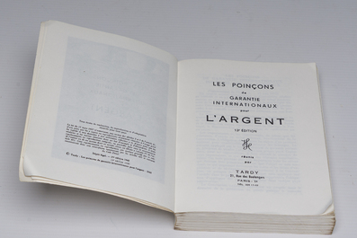 'Les poin&ccedil;ons de garantie internationaux pour l'argent', Tardy, 13&egrave;me &eacute;dition, Paris, 1980