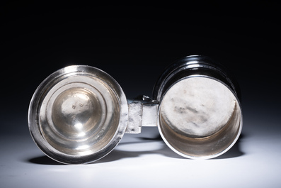 Chope de style George I en argent, Britannia standard, Londres, poin&ccedil;on de ma&icirc;tre John Robinson I, dat&eacute; 1724