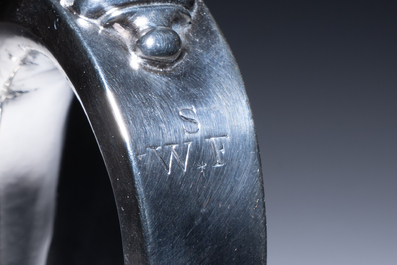 Chope de style George I en argent, Britannia standard, Londres, poin&ccedil;on de ma&icirc;tre John Robinson I, dat&eacute; 1724